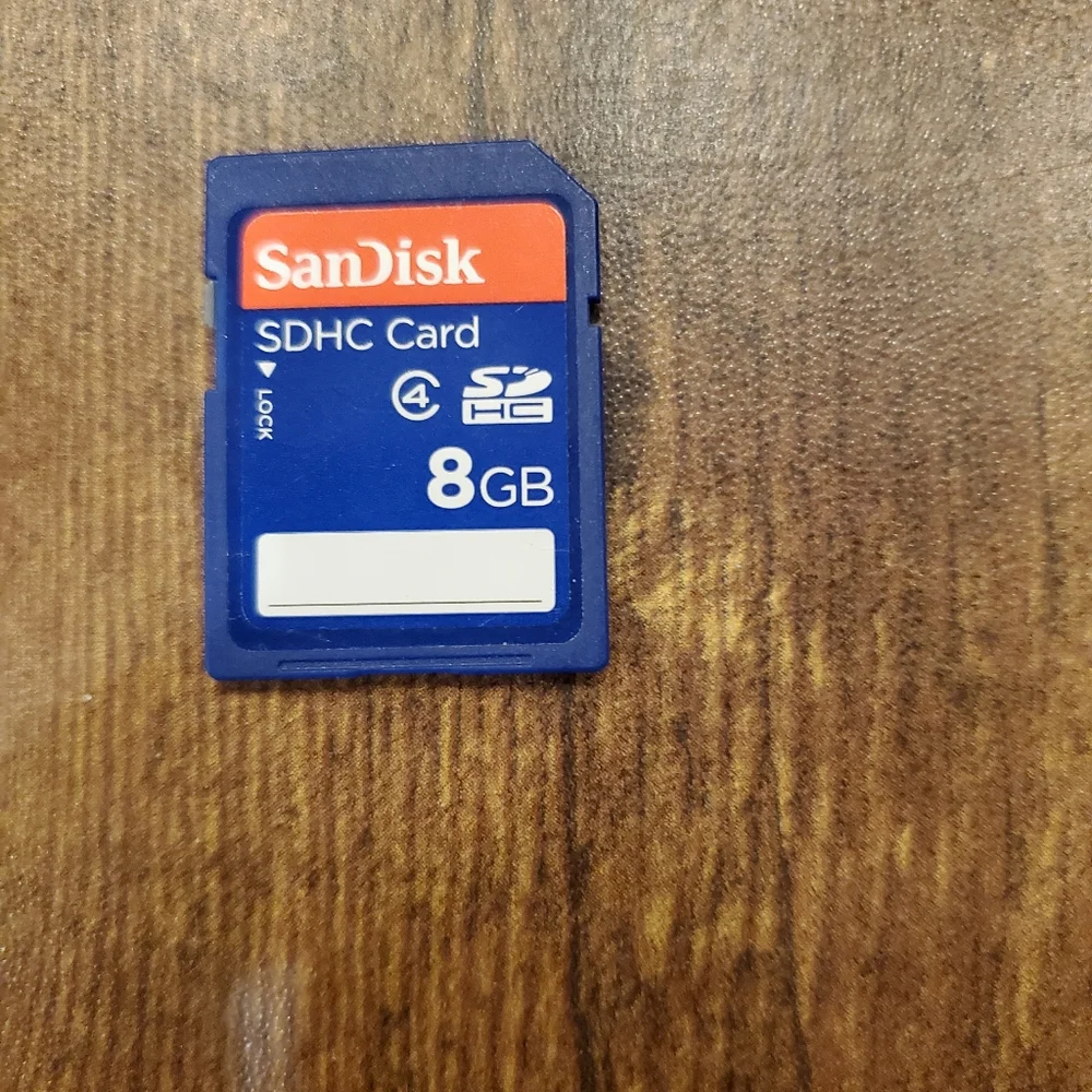 SanDisk SDHC Memory Card 8GB
